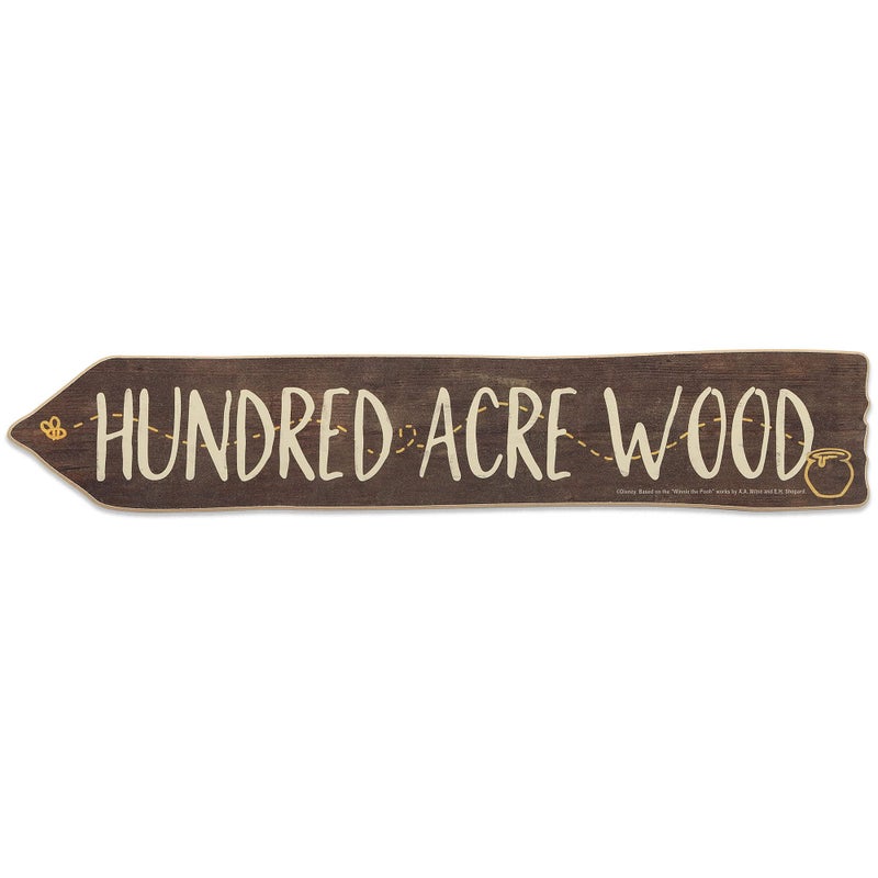 Disney Winnie the Pooh Hundred Acre Wood Arrow Wall Decor  Cute Winnie the Pooh Decoration