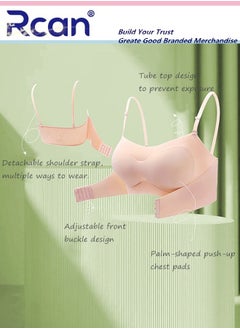 Strapless Bra for Women Front Buckle Lift Bra No Rims Non-Slip Invisible Seamless Removable Shoulder Straps Tube Top Ladies Sweet and Comfortable Underwear for Wedding Sling One-Shoulder Dress - pzsku/Z35002D5DB5A1BDBB3CEFZ/45/_/1699607150/669954d7-ba9a-415b-a527-b29104506ddf