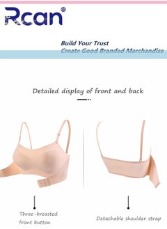 Strapless Bra for Women Front Buckle Lift Bra No Rims Non-Slip Invisible Seamless Removable Shoulder Straps Tube Top Ladies Sweet and Comfortable Underwear for Wedding Sling One-Shoulder Dress - pzsku/Z35002D5DB5A1BDBB3CEFZ/45/_/1699607150/ef56d846-300f-486e-949e-77f3d3d05c10