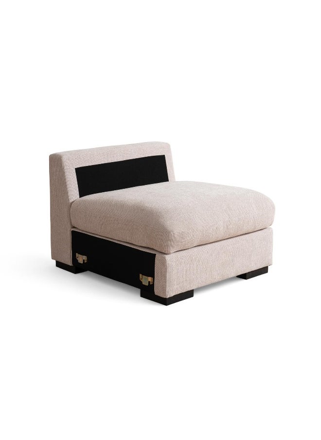 Pan Home Beact Armless Sofa - Beige  - Image 4