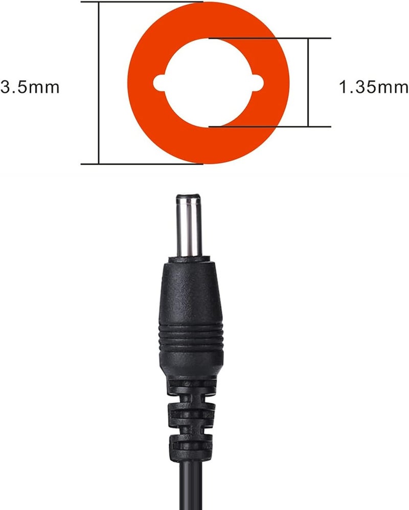 كلاراكو شاحن محول طاقة تيار متردد/تيار مستمر بطول 6.7 قدم، متوافق مع جهاز Echo ومحول الطاقة، (الولايات المتحدة) - Image 3