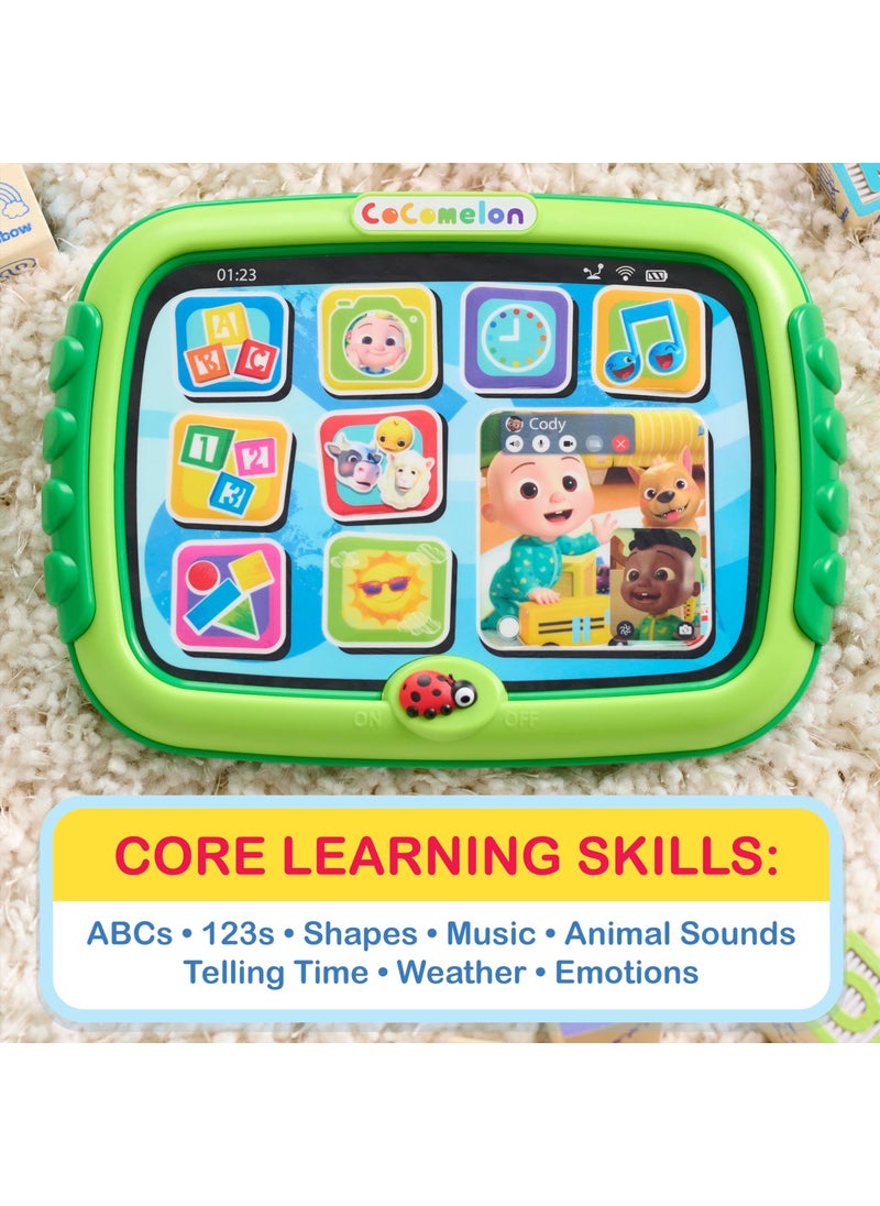 Just Play Just Play CoComelon Learning Tablet, 60+ Learning Phrases, Sing-Along to The “The Alphabet Song, Kids Toys for Ages 18 Month  - Image 4