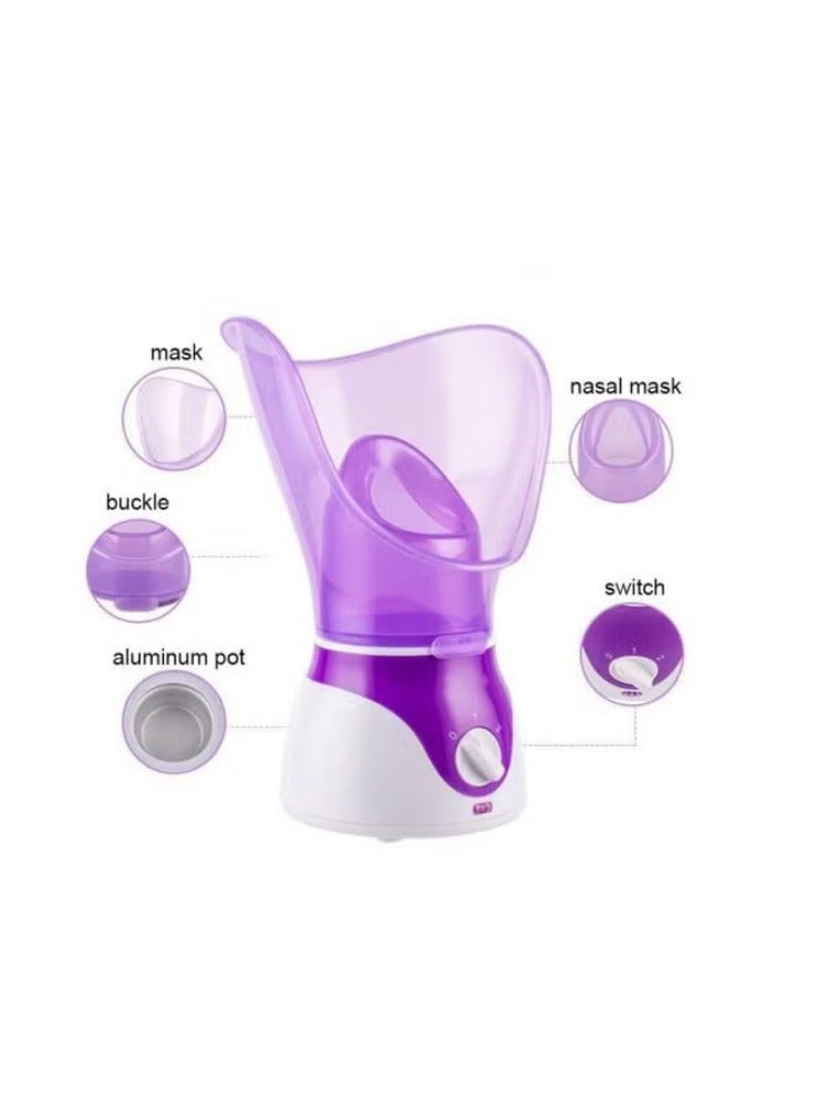 Bluelans Moisturizing Facial Steamer Purple/White 18.6x26.7x16.6cm - Image 2
