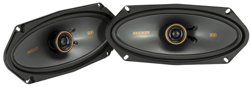Kicker سماعات كيكير 51KSC41004 من سلسلة KS مقاس 4x10 مع مكبرات صوت 0.5 بوصة، 4 أوم، زوج - Image 1