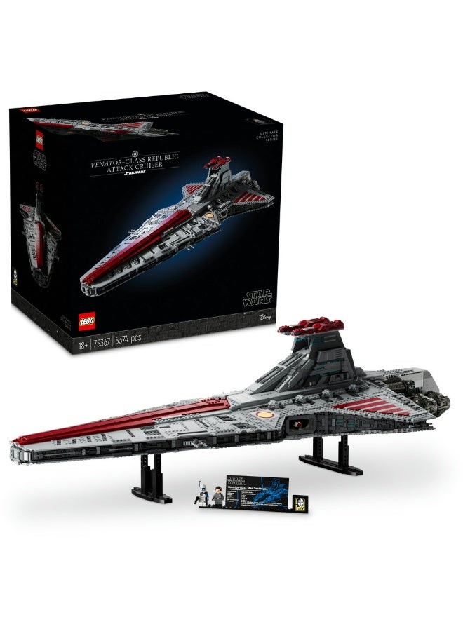 LEGO Star Wars Venator-Class Republic Attack Cruiser 75367 (Age 18+, 5374 Pieces) - Image 1