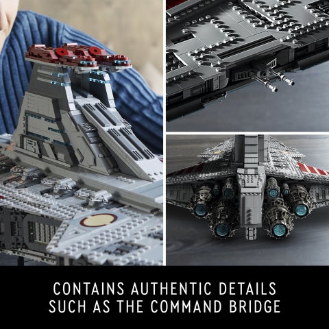 LEGO Star Wars Venator-Class Republic Attack Cruiser 75367 (Age 18+, 5374 Pieces) - Image 4
