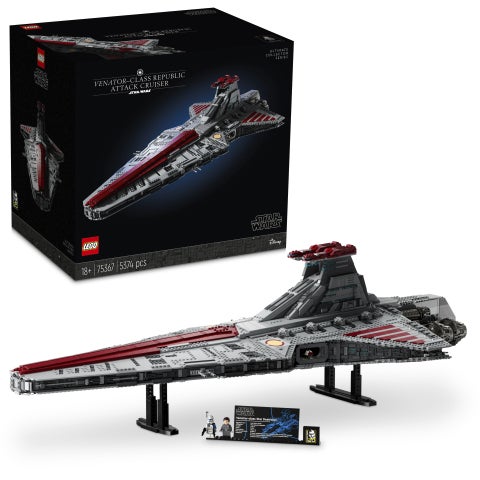 LEGO Star Wars Venator-Class Republic Attack Cruiser 75367 (Age 18+, 5374 Pieces) - Image 1