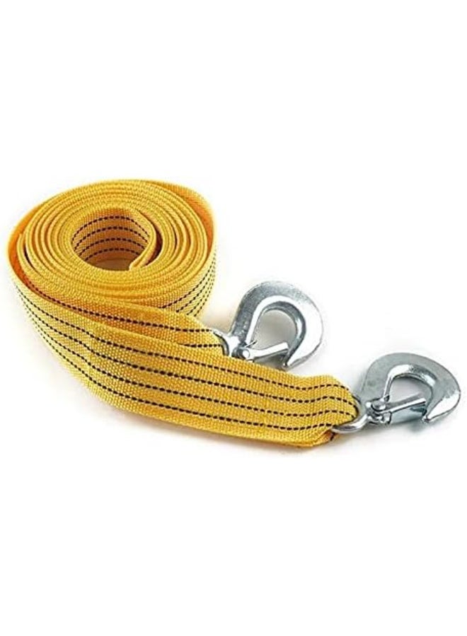Heavy Duty Steel Wire Tow Rope with Hooks - 4 Meter Length - 4 Ton Capacity - Essential Emergency Car Accessory - Image 3