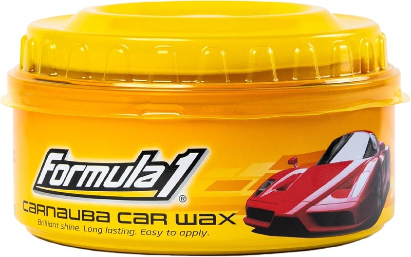 Formula 1 Carnauba Paste Car Wax High-Gloss Shine 12 oz., 613762, H12.4 x W12.4 x D6.6 cm - Image 1