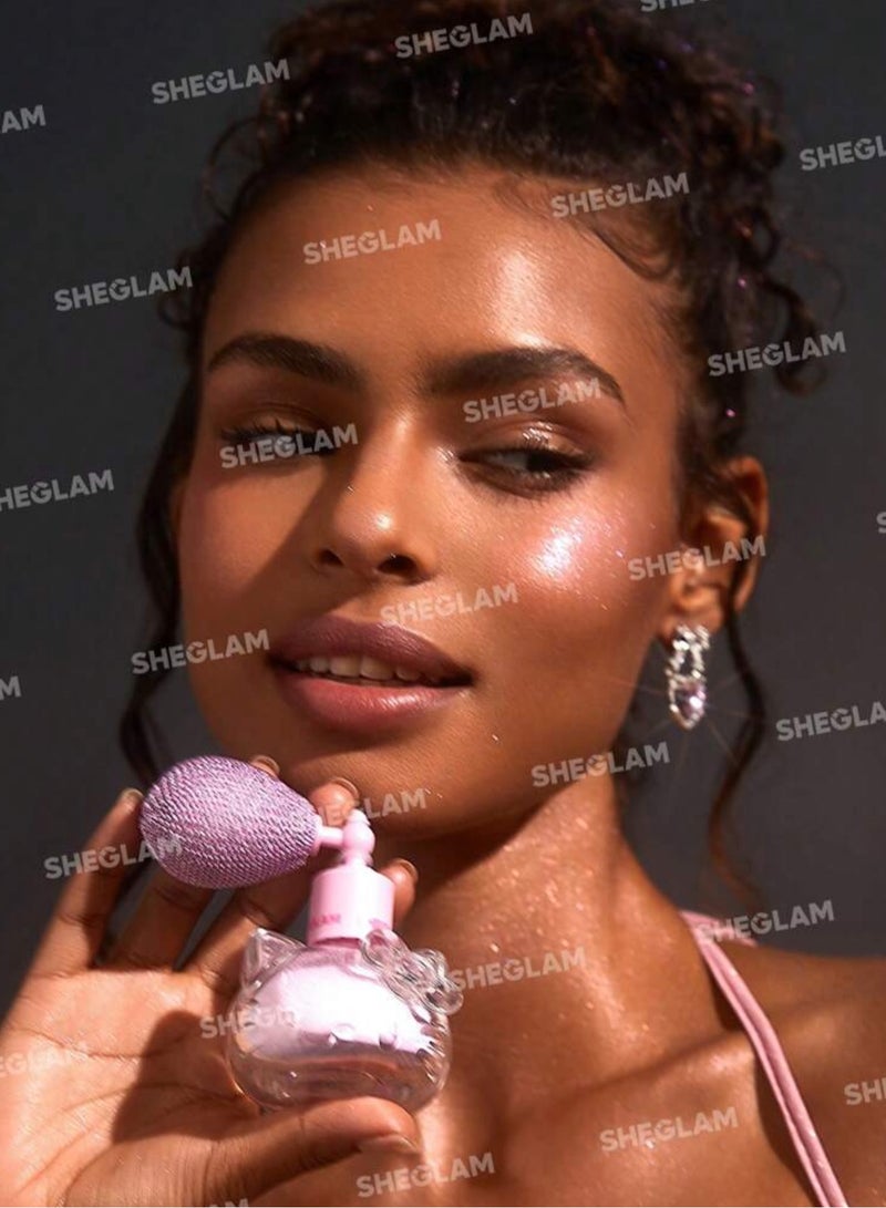 SHEGLAM Bow-Utiful Highlighting Body Mist-Kitty Pink - Image 3