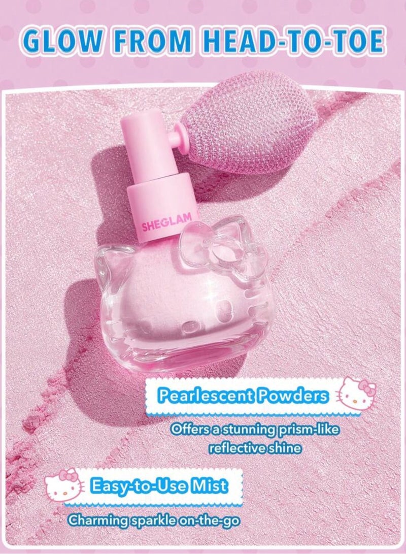 SHEGLAM Bow-Utiful Highlighting Body Mist-Kitty Pink - Image 2
