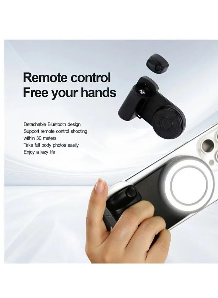 MIGOFAST BBC 9 Magnetic Selfie Light Aid For Smartphones  LED Video Ring Light With Adjustable Brightness & Bluetooth Remote  Rechargeable Magnetic Clip On Fill Light For Vlogs Reels Video Calls & Selfies  Portable Phone Ring Light for Android & iPhone - Image 5