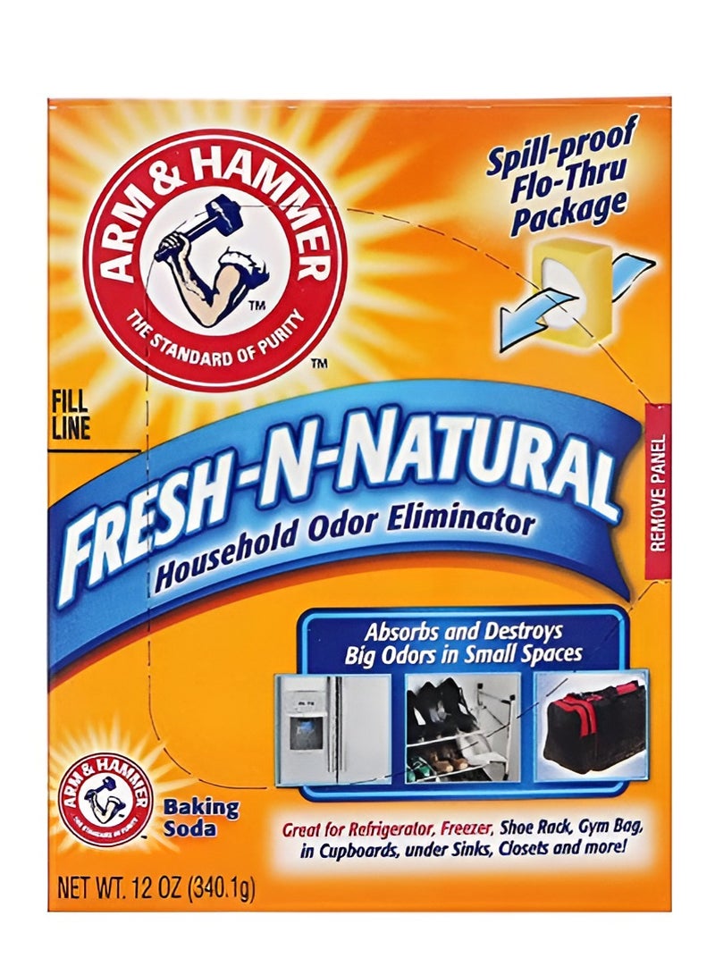 آرم آند هامر عبوتين من بيكربونات الصوديوم فريش ان ناتشورال لإزالة الروائح بالمنزل 340 جم - Image 2