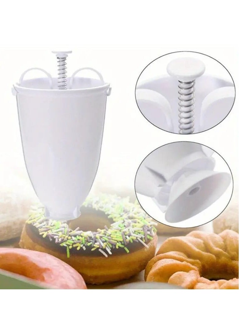 Generic - Magic Fast Plastic Donut Maker Waffle Molds Kitchen Accessory Bakeware Doughnut Maker Cake Mold Biscuit Cookies Diy Baking Tool - Image 1