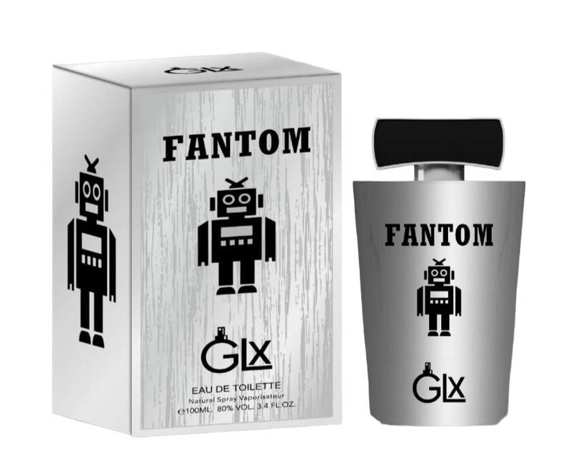 GLX Fantom Eau De Toilette for Men – Fresh Aromatic Woody Fragrance – Long Lasting Masculine Scent – 100ml - Inspired By Paco Rabanne Phantom - Image 1