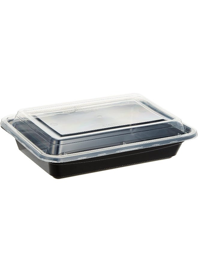 HTE Disposable Microwave Container With Lid 25Pieces (Re16)  - Image 1