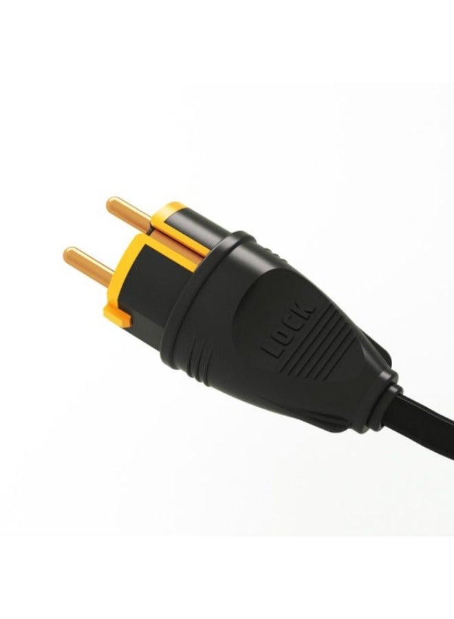 Power Male Plug 16A – 250V-3500W-Black