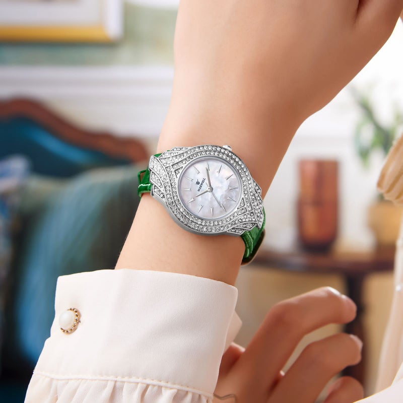 ماكسويل مكسويل ساعه جلد نسائي الاصليه تصميم ماركات