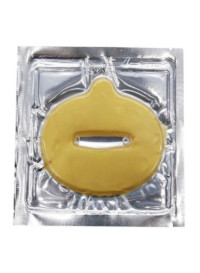 KlsyChry 24K Gold Bio Collagen Crystal Lip Mask Gel Pads for Remove Lines, Moisturizing, Anti-Wrinkle, Anti-Aging, Nourishing & Hydrating Lip Mask Sheet Patches (15Pcs/Set) - Image 2