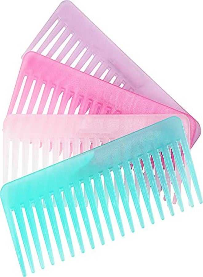 Ghelonadi Massage Hair Brush Comb Women Wide Tooth Hair Brushes Salon Hairdressing Styling Curly Hair Comb Multicolor (3 PCS Big Hair Comb) - Image 5