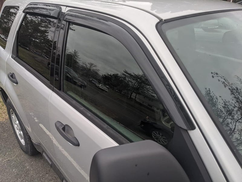 Kucaruce 94059 4pc Window Wind Deflector Set for Ford Escape, Mazda Tribute, Mercury Mariner - Image 2