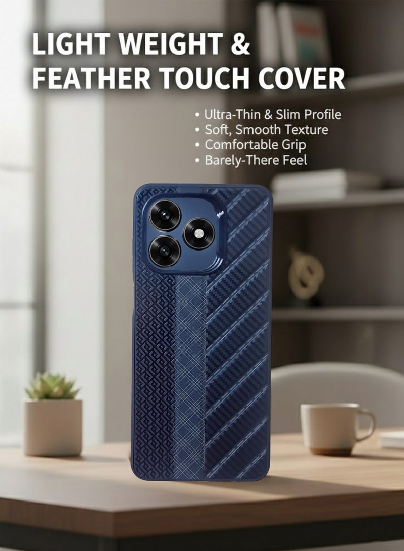 Honor X5C Plus Silicone Back Case Cover - TPU Silicone Case, Durable & Accurate Cut-outs - Scratch, Dust & Smudge Protection, Shockproof & Water-Proof Cover for Honor X5C Plus - Black - Image 3