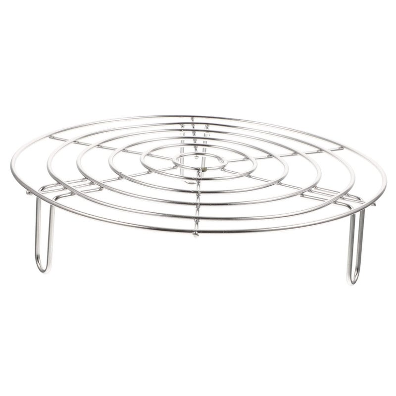 Stainless Steel Steaming Rack Cooling Rack Non Deformable Heat Resistant Kitchen Tool - Image 2