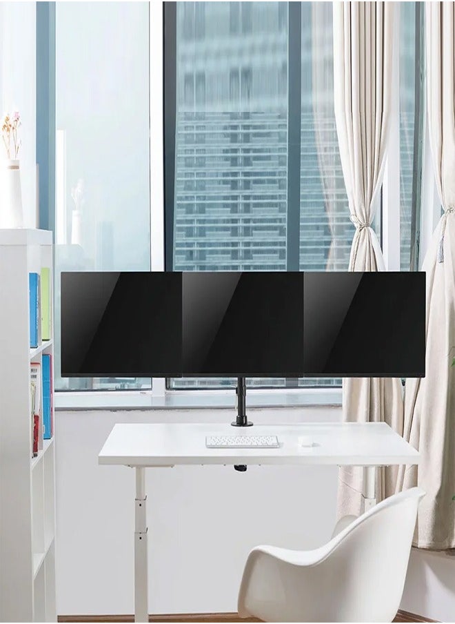Skill Tech - SH070 C036 Economy Steel LCD VESA Desk Mount For Most 13"-27" LCD Monitors, VESA 100x100, Max Load Capacity 8 Kg/Screen - Image 1