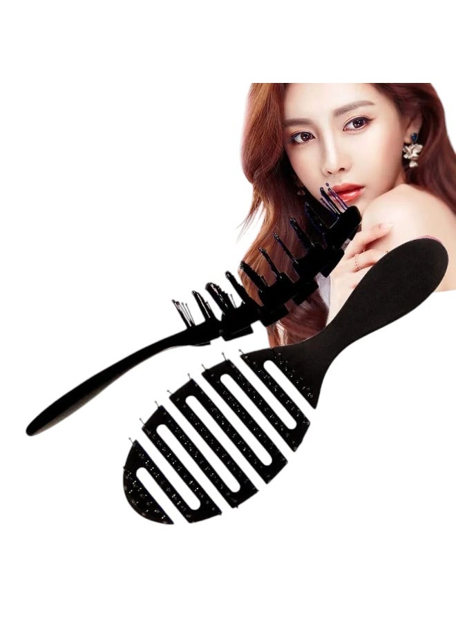 زودياك فرشاة شعر زودياك البيضاوية المنزلقة - EXOBG01B | فرشاة فك تشابك الشعر وتنعيمه لجميع أنواع الشعر - Image 2