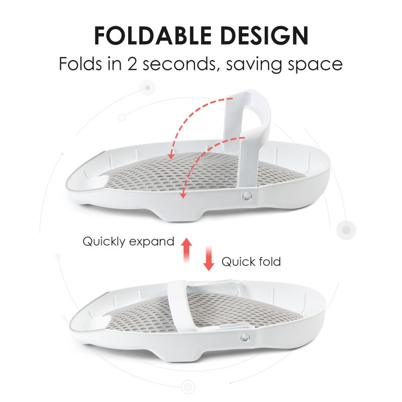 Beberoad Love Collapsible Baby Bathtub with Bath Support - Adjustable Infant Tub for Newborn to Toddler, Portable Bathtub with Non-Slip Design - Image 5