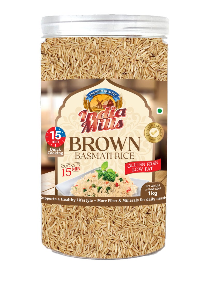India Mills Brown Basmati Rice - Image 1
