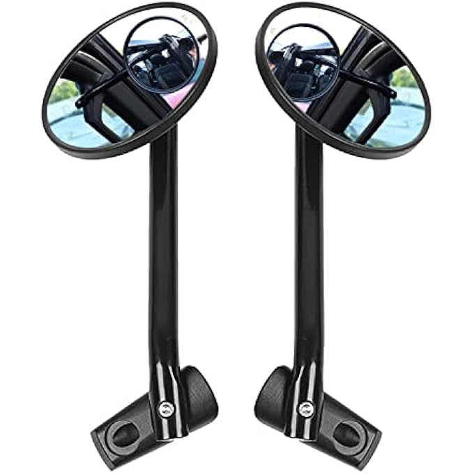 ريحني الأبواب مفتوحة، مرايا أقل لسيارة جيب 20182024 رانجلر JL Jt روبيكون سائق الركاب مقبض APillar مقبض الرؤية الخلفية باب مرآة مطبعة للاهتزاز أوسع رؤية مرآة بدون باب - Image 5