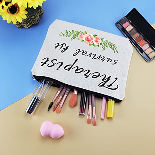 Mikela Therapist Gift Makeup Bag Psychology Gifts Therapist Appreciation Gift Cosmetic Travel Bag Birthday Graduation Gifts for Psychiatrist Therapists School Counselor Mental Health Therapists Makeup Pouch - Image 4