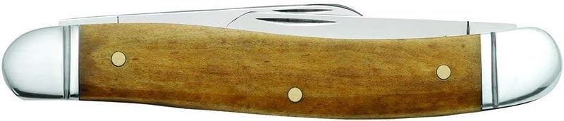 Case WR XX Pocket Knife Smooth Antique Bone Medium Stockman Item #58185 - (6318 SS) - Length Closed: 3 5/8 Inches - Image 3