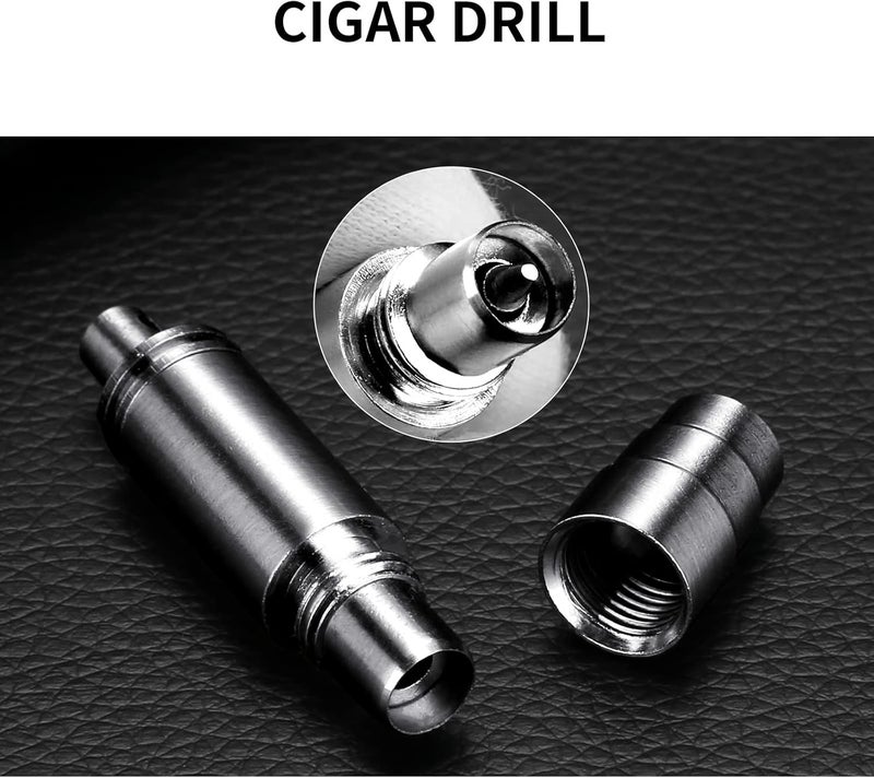 Foldable Wooden Cigar Ashtray with Holder , Cigar Punch , and Cigar Cutter - Image 5