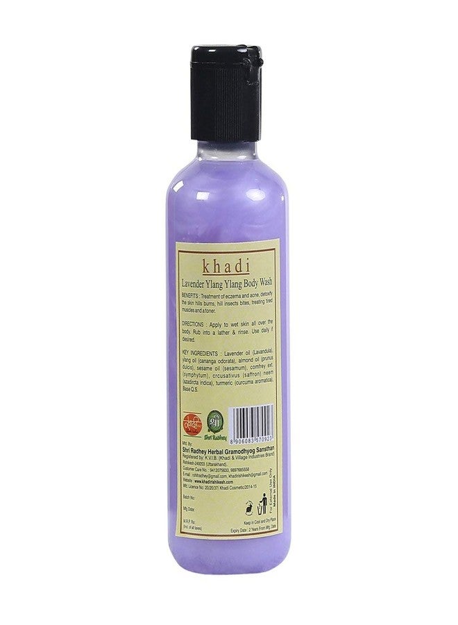Khadi Rishikesh Herbal Lavender Ylang Ylang Body Wash combo set pack of - 2 x 210 ml (420 ml) - Image 2