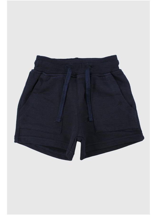 playmore Unisex Navy Comfy Shorts  - Image 1