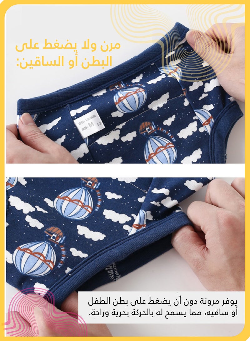 4 Pack Potty Training Pants, Cotton, Reusable u0026 Breathable Training Underwear for Toddler Boys and Girls - Image 4