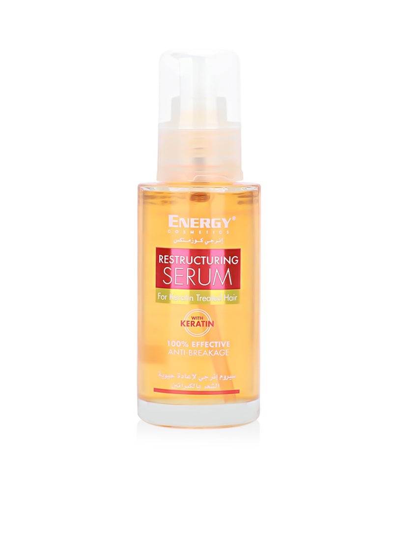 إنيرجي كوزماتيكس سيروم لإعادة بناء الشعر المعالج بالكيراتين 60 مل - Image 1