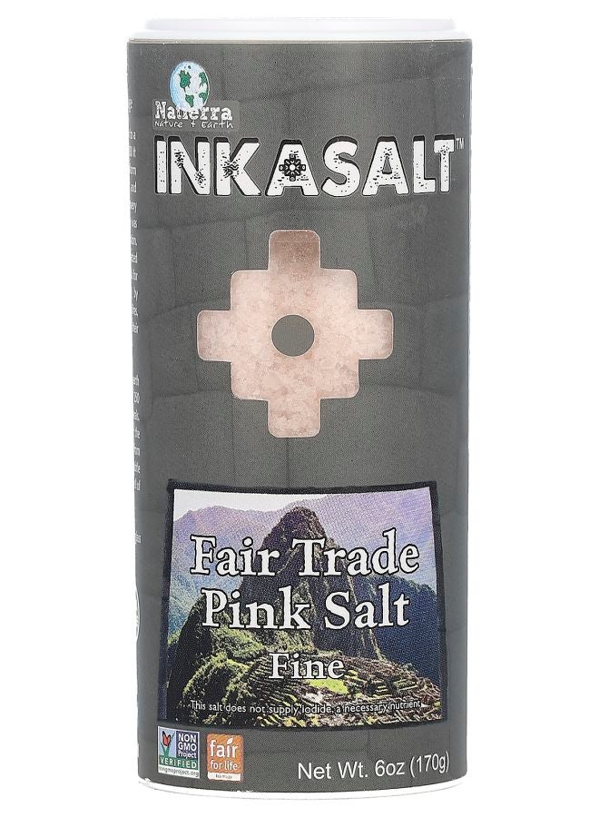Fair Trade Pink Salt Fine 6 oz (170 g)