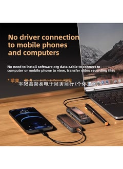 Generic Law Enforcement Recorder Back Clip Recording Pen Tape Camera DV Video Recording All-in-one Machine Motion With Camera Body Artifact 4K-Body Color: 30 Hours Of Battery Life + 32g Card  - Image 3
