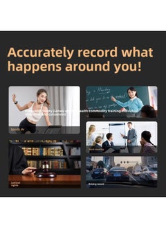 Generic Law Enforcement Recorder Back Clip Recording Pen Tape Camera DV Video Recording All-in-one Machine Motion With Camera Body Artifact 4K-Body Color: 30 Hours Of Battery Life + 32g Card  - Image 4
