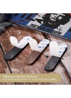 Bememo Bememo 20 Pieces Hat Size Tape Hat Size Reducer Foam Reducing Tape for Hats Caps Sweatband  - Image 4