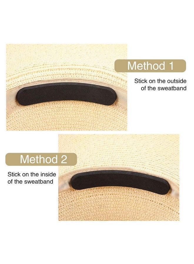 Bememo Bememo 20 Pieces Hat Size Tape Hat Size Reducer Foam Reducing Tape for Hats Caps Sweatband  - Image 2