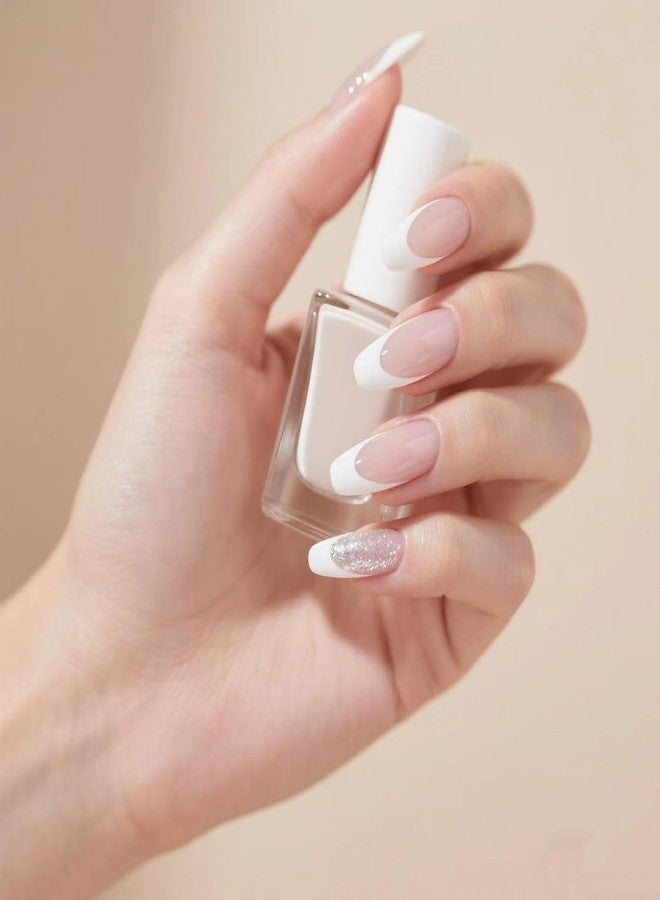 RIKWOG Short Almond Gel Nail Tips, 600PCS Pre - Etched Clear Fake Nails, 12 Sizes Full Cover Soft Acrylic Press - On Nail Extensions, No C Curve, DIY Manicure at Home - Image 3