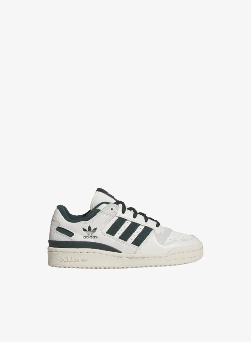 Adidas Adidas Forum Low Cl J U White Basketball Shoes For Kids