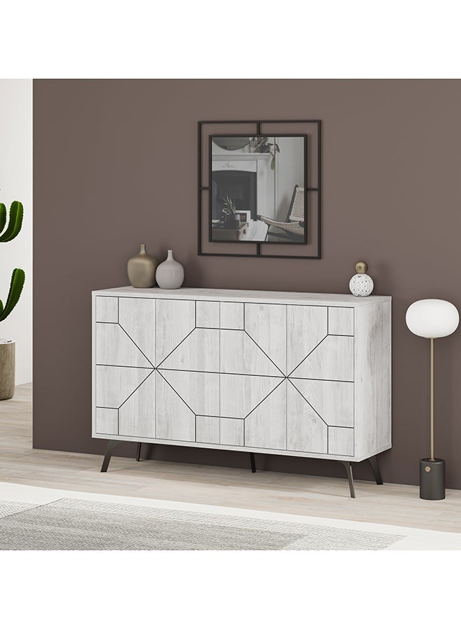 Mourah Home Dune Console - Ancient White - 2 Years Warranty  - Image 2