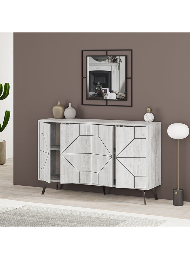 Mourah Home Dune Console - Ancient White - 2 Years Warranty  - Image 3