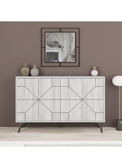 Mourah Home Mourah Dune Console - Ancient White - 2 Years Warranty  - Image 1