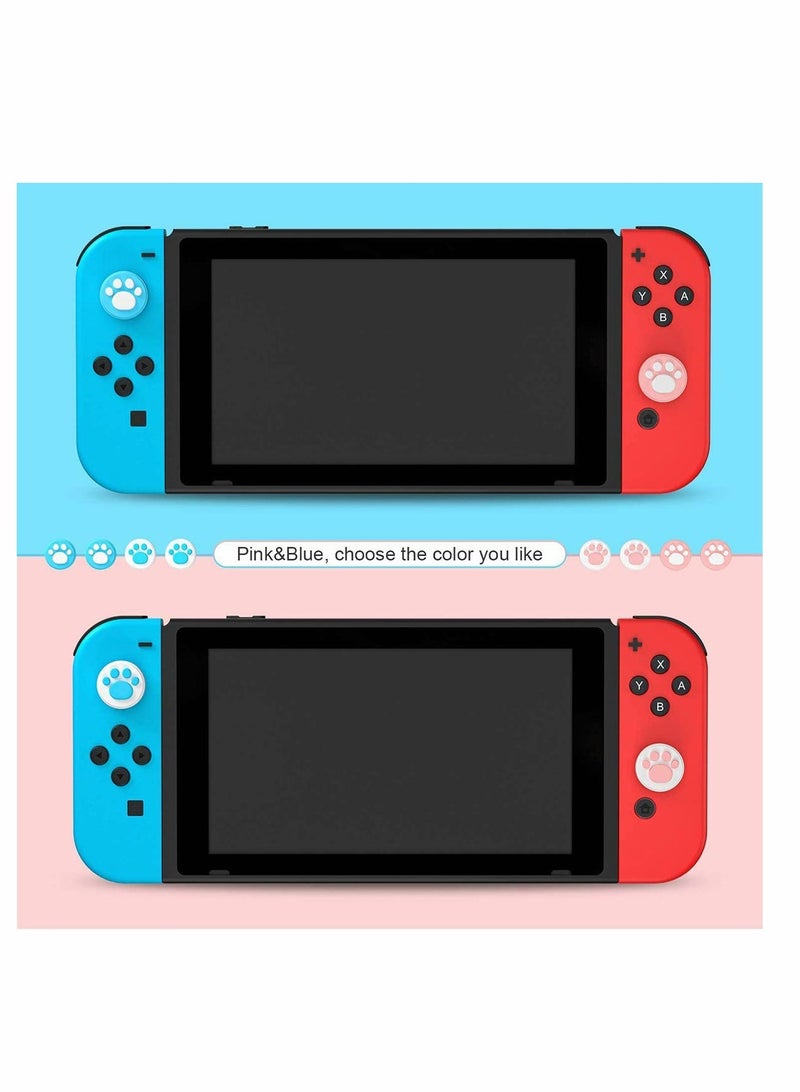 Switch Thumb Grip Caps, Joystick Cap for Nintendo Switch & Lite, Soft Silicone Cover for Joy-Con Controller, Cat Claw Design - Image 1